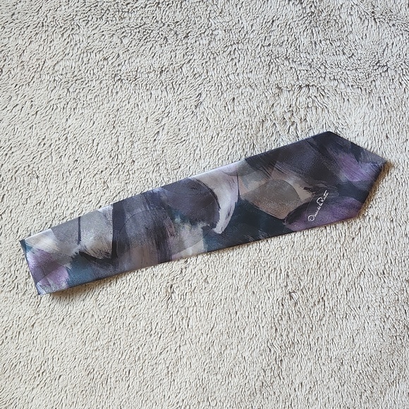 Oscar de la Renta Other - Oscar de la Renta tie gray purple green